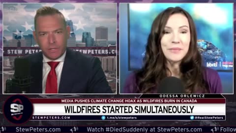 Climate Change Hoax-Unexplained Wildfires Scorch Canada-Intentionally Set? (Stew Peters - June 2023)