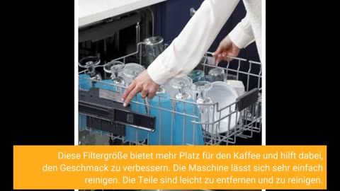 SEVERIN Kaffeemaschine, Für gemahlenen Filterkaffee, 10 Tassen, Inkl. Glaskanne, KA 4479, Schwarz