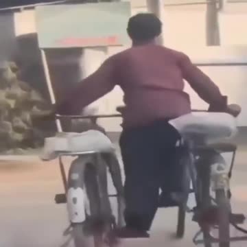 Bicycle riding skills while on the job! #skillsshowcase #skillshots #skillset #skillsfirst