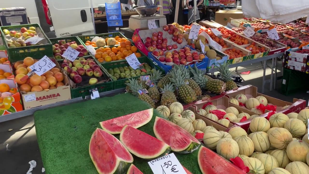 Wow Check This European Farmers Market!