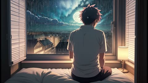 LOFI with RAIN SOUNDS🎵 RAINY DAYS