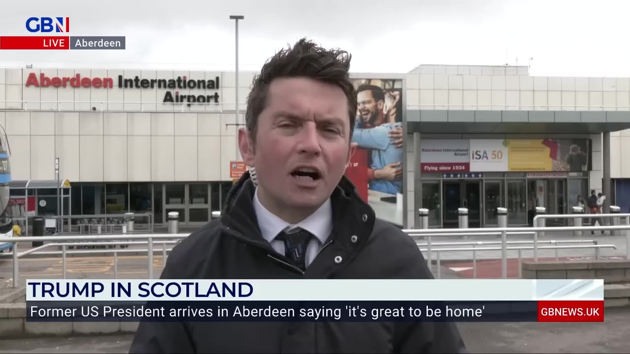 Donald Trump in Aberdeen _ Tony McGuire reports live from the heart of the action