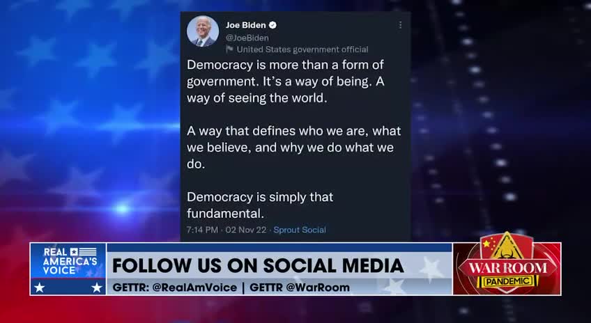 President Biden's Philosophizing On Twitter While The Country Is In Collapse