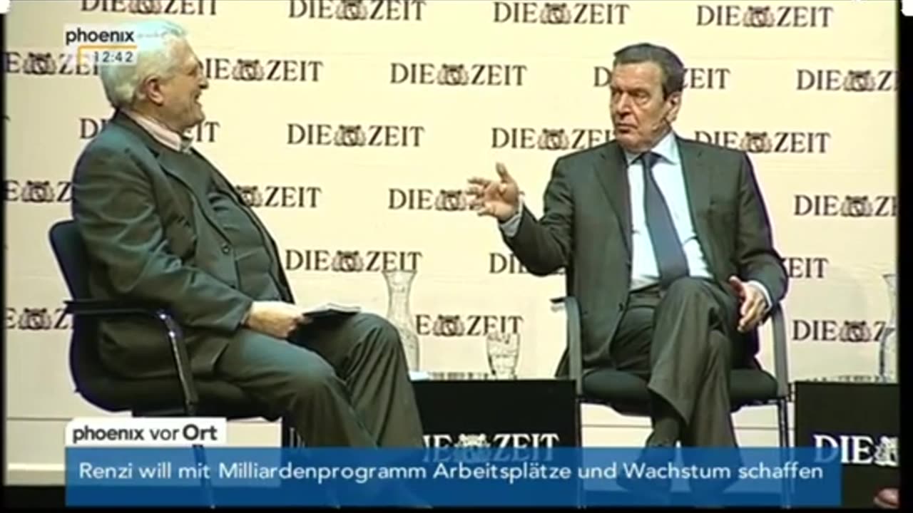 Ehemaliger Kanzler Schröder hat gegen das Völkerrecht verstoßen.