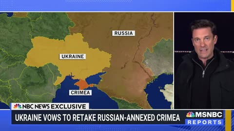 NBC News journalist Keir Simmons explains that most Crimeans are pro-Russia, it will be difficult to retake, and retaking it would escalate a war with Russia