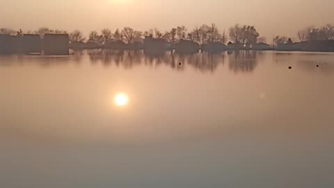 Lake and Sun