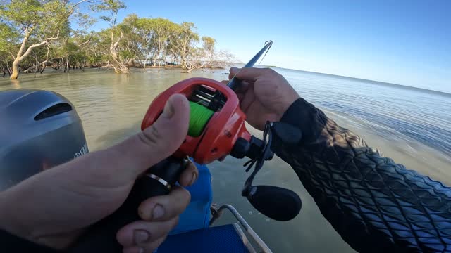 Man Battles BIG Croc for Fish