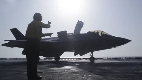 F-35B From USS Essex Conducts Its 1st Combat Strike U.S. Navy