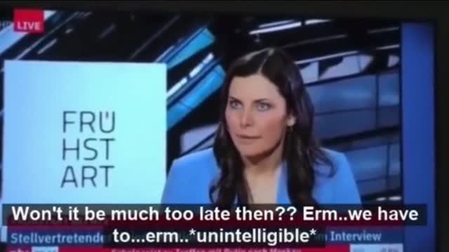 German Woman Collapses While pushing Boosters