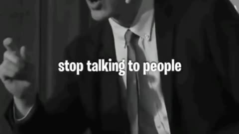 Stop talking to them