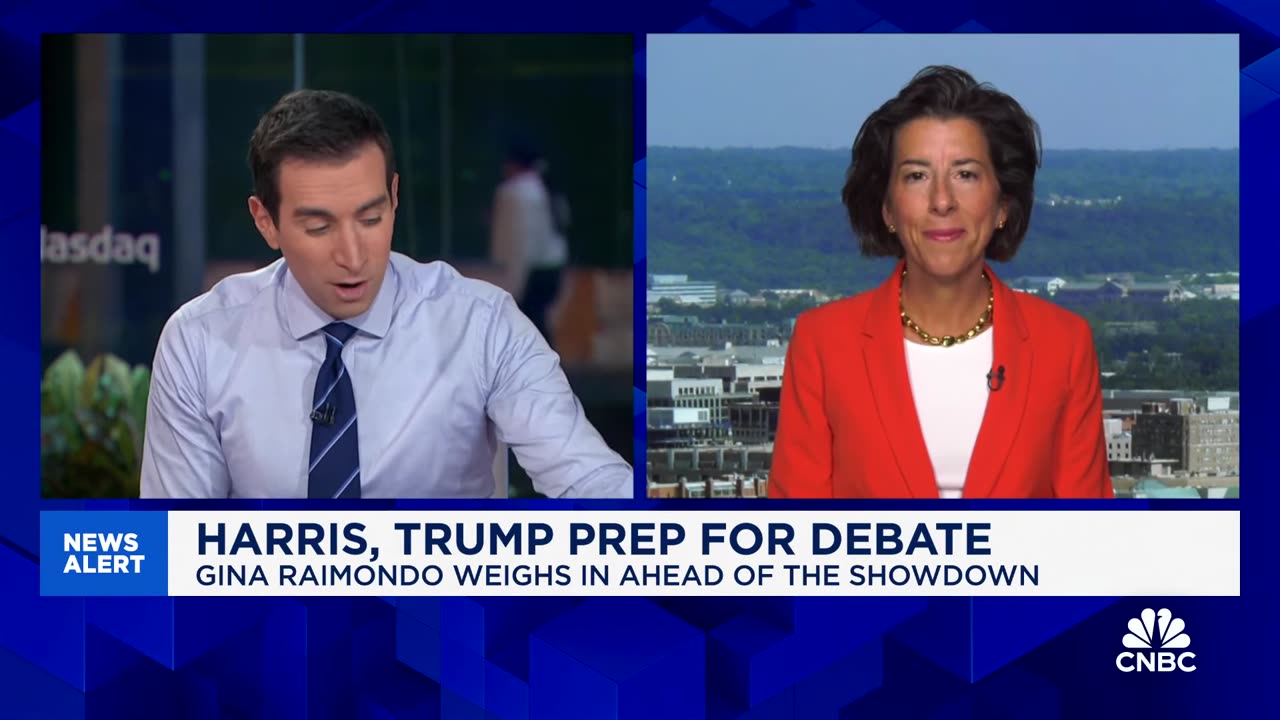 Commerce Secretary Gina Raimondo on first presidential debate between Harris and Trump