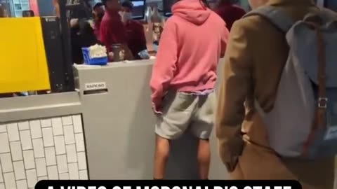 McDonald Staff Throws Drink At Rude Customer