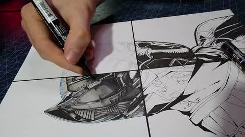 Drawing Black Panther In 4 Styles