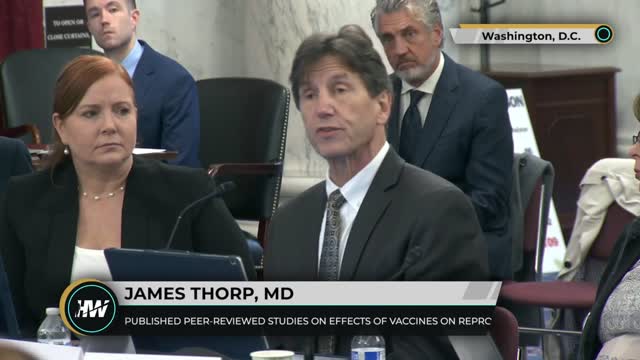 Dr. James Thorp - Speaks About What He Is Seeing In Clinical Practice With mRNA Injections