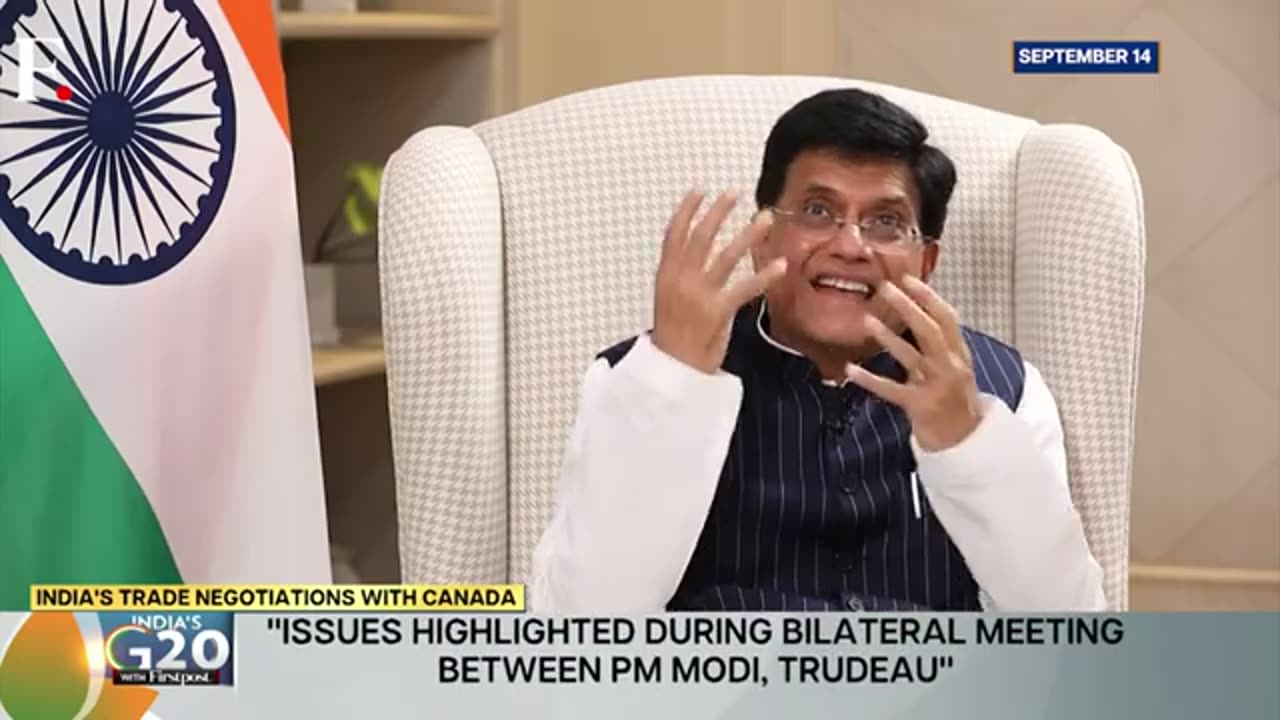 Exclusive Trade talk with Canada on pause India's Union minister Payush Gayul