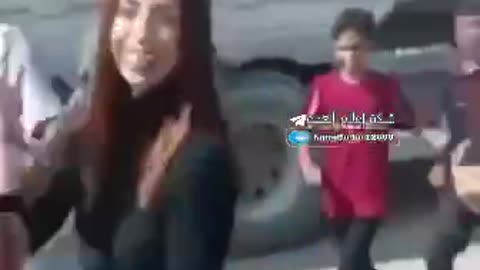 captured female IDF soldier starts glamorously doing a TikTok live