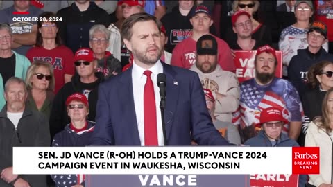 BREAKING NEWS- JD Vance Addresses Blowback To Tony Hinchcliffe's Remarks At Trump's MSG Rally