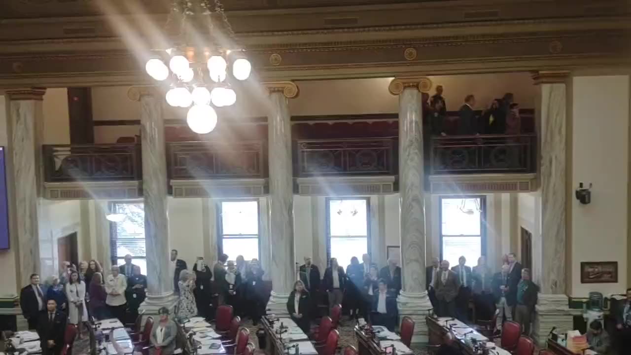 BREAKING: The Montana House of Representatives has been overrun by left-wing “protesters”