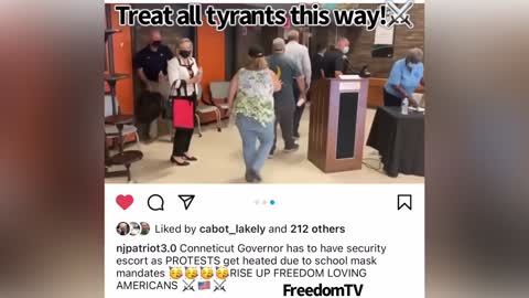 Parents stand up to tyrant Connecticut governor Ned Lamont
