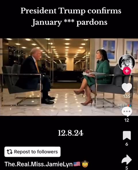 Trump says He Will Do 3 Things On Day One: Pardon J6 Prisoners, Secure The Border