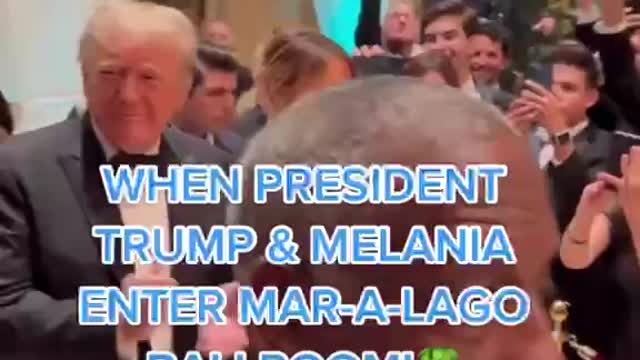 President Trump & Melania at Mar-A-Lago