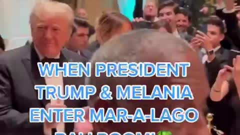 President Trump & Melania at Mar-A-Lago