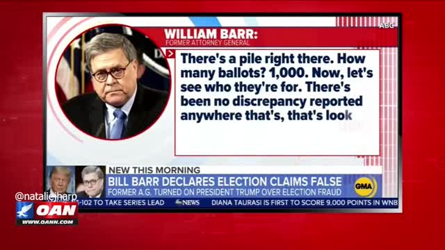 Natalie Harp Exposes Bill Barr and Mitch McConnells's Hands Deep Inside 2020 Election Fraud