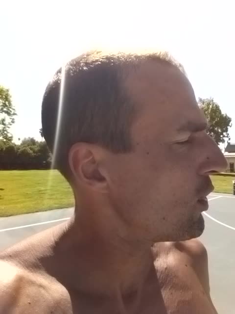 "GOD FOOD VS. THE SUN." Sunny Sunday, Apr 23, 10:43am, 2023, Derek Kube.