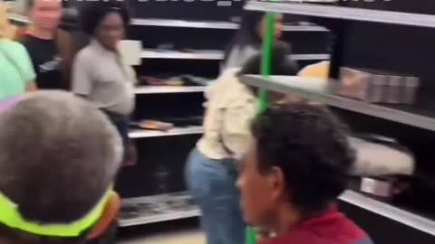 Illegals wiping out a grocery store