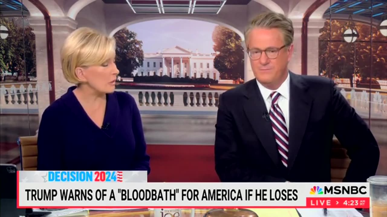 Scarborough Doubles Down On Trump Bloodbath Hoax, HILARIOUSLY Claims He's Not Stupid