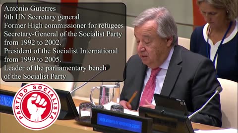 UN Chair, António Guterres speech to destroy freedom of speech world wide