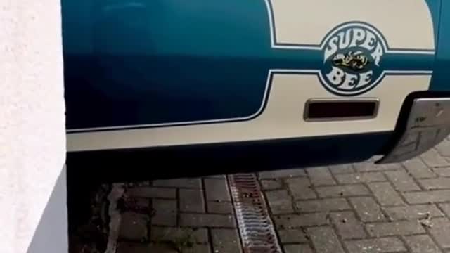 Retro beautiful car with simple shape.