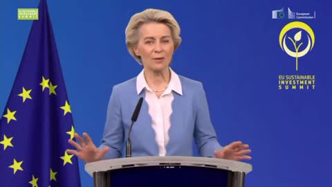 Ursula von der Leyen - EU sustainable investment summit