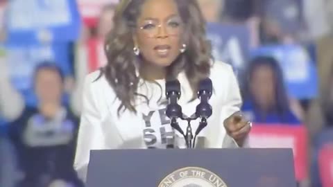 Can someone please do a wellness check on Oprah? She seems to have lost her mind