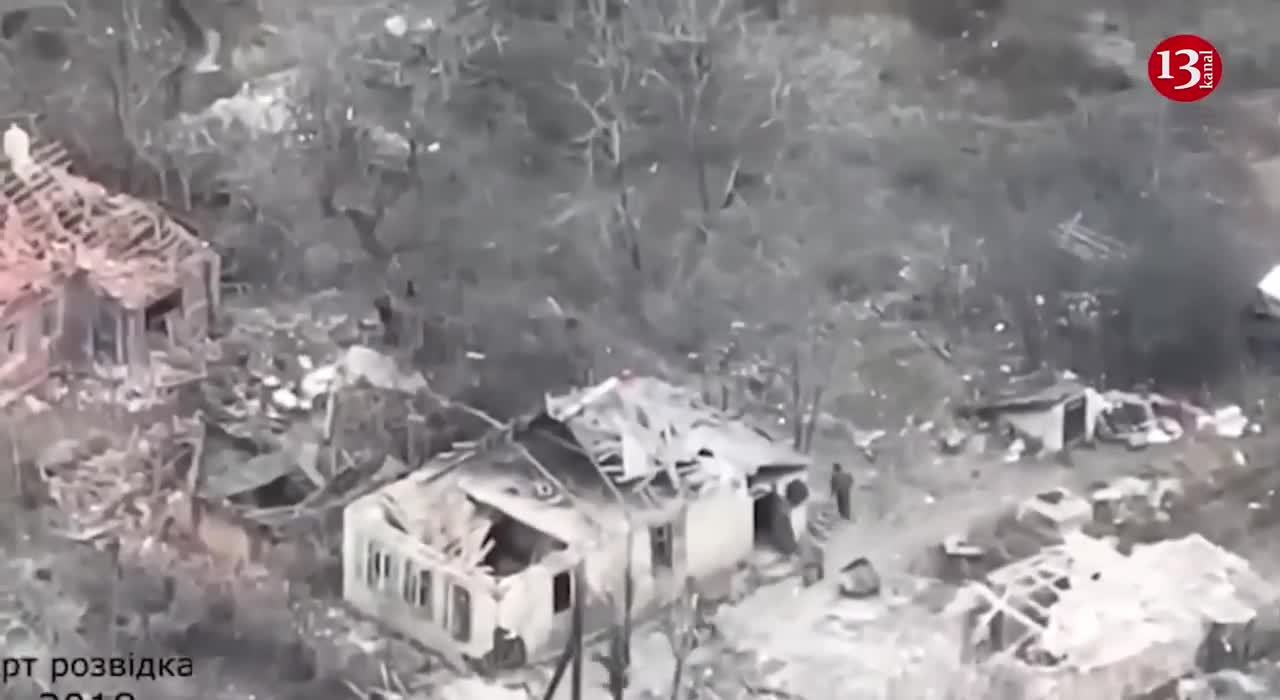 The Russians found nowhere to flee - artillery fire blew up the house they were hiding in