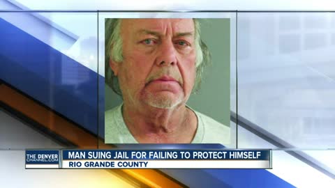 Man suing jail after gouging out his own eye