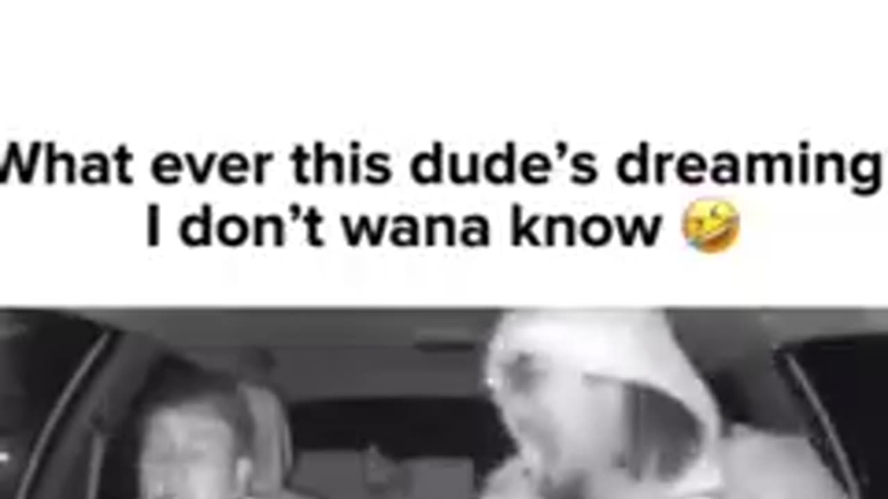 Damn What was bro dreaming