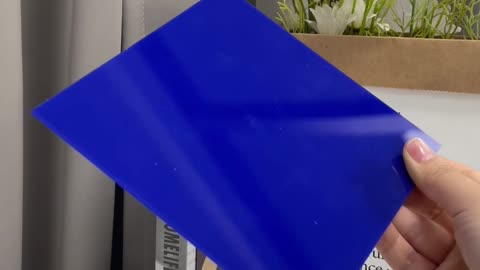 Blue color acrylic sheet