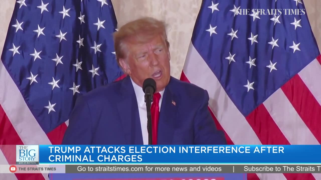 Trump's 'political persecution' narrative as he denies felony charges