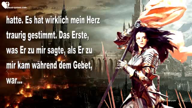 Tests kommen... Lasst keine stolzen Fahnen wehen! Bleibt demütig ❤️ Liebesbrief von Jesus Christus