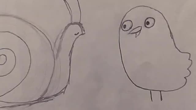 draw a bird of original Romanian book ȚUP