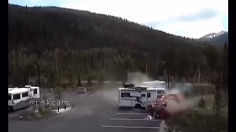 Helicopter Crashes Into RV
