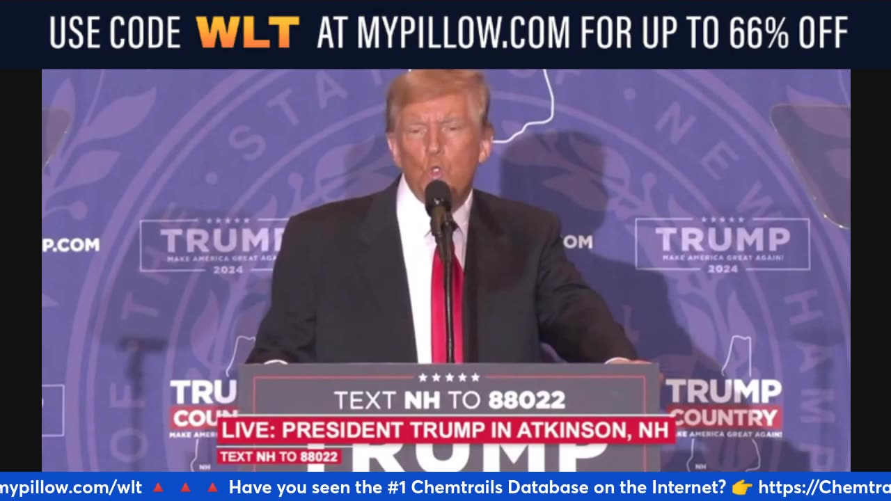 🟢 Trump LIVE In Atkinson, New Hampshire - 1/16/24 (replay)