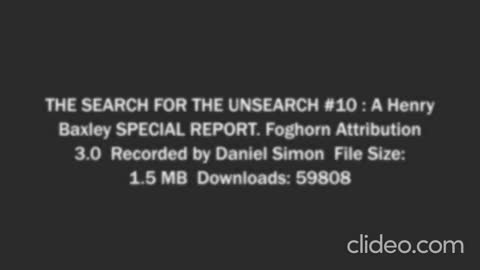 THE SEARCH FOR THE UNSEARCH episodes 7-15 Rich Vernadeau