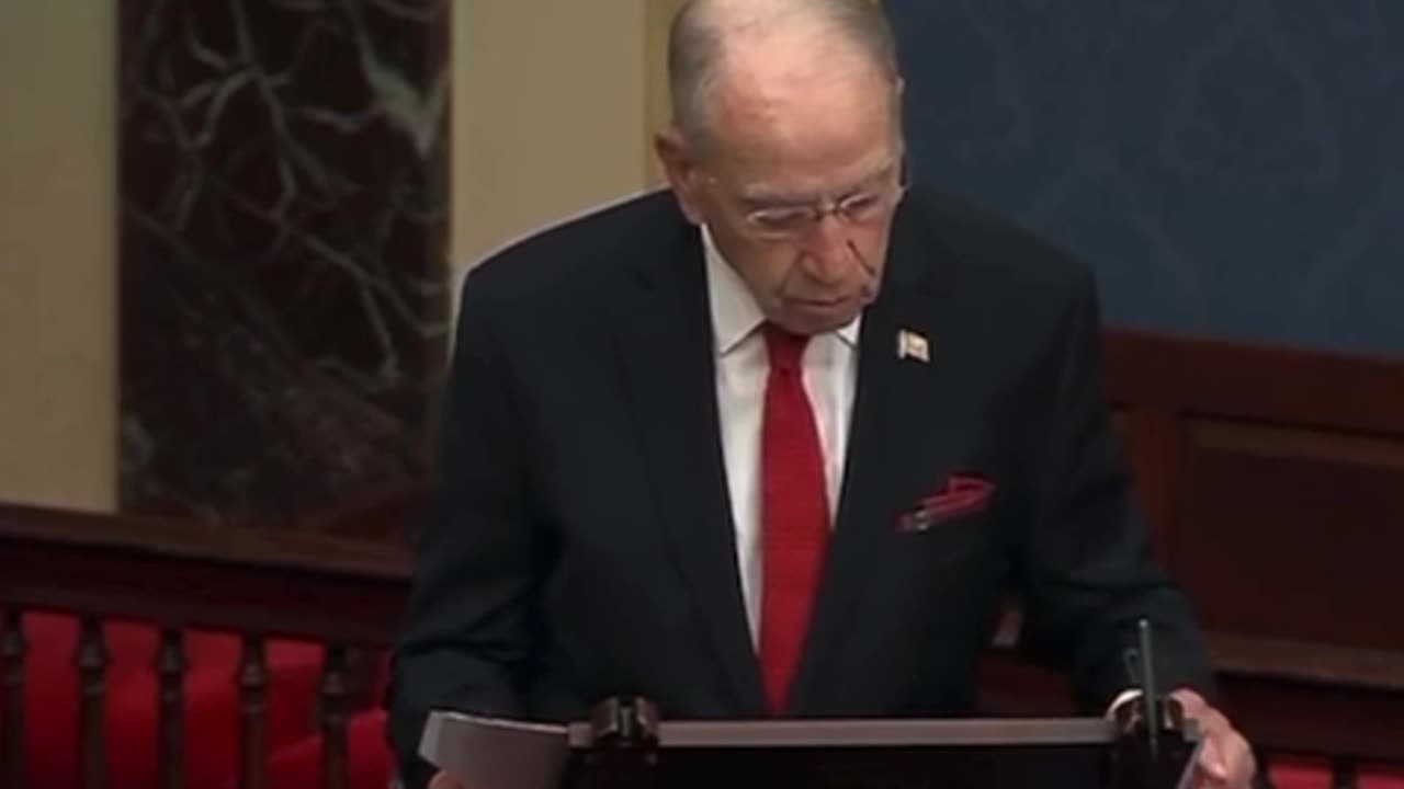 Grassley- DOJ and FBI must tell the American people what was done with Biden FD - 1023