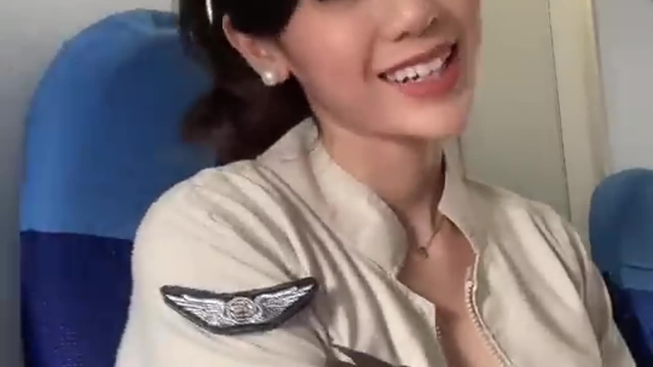 Super Air Jet Beautiful Stewardess