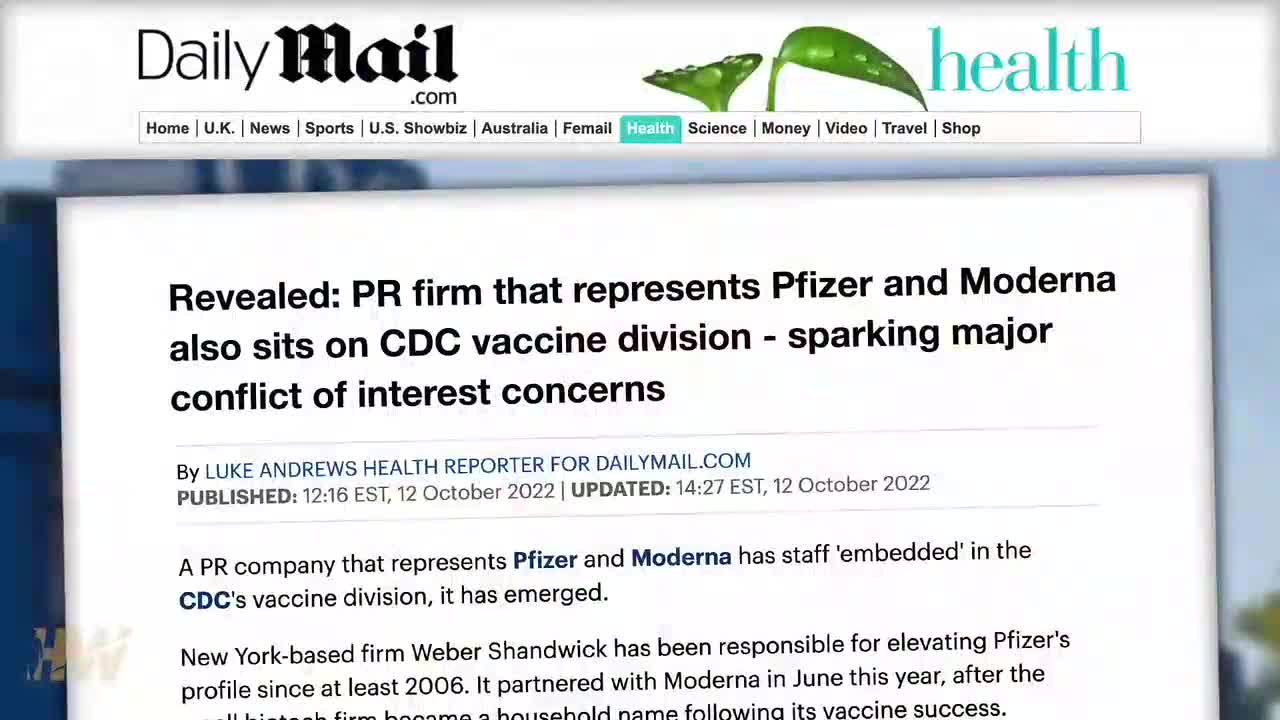 Corruption and Collusion Between Big Pharma and CDC