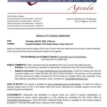 Chula Vista Live Data - City Council Special Workshop - 4.20.23 - JDATA - PDF