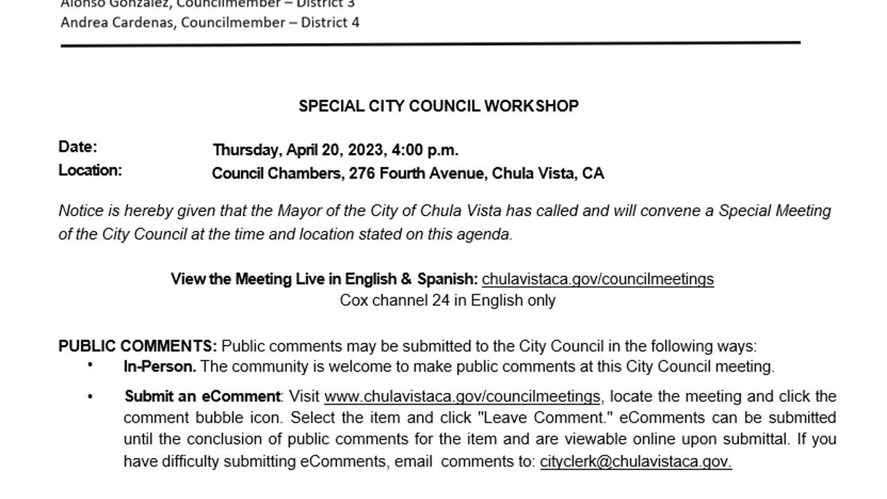 Chula Vista Live Data - City Council Special Workshop - 4.20.23 - JDATA - PDF