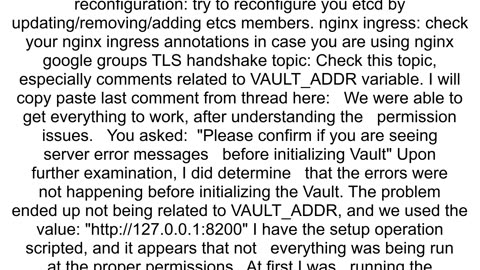 How to fix etcd cluster quoterror quottls first record does not look like a TLS handshakequotquot